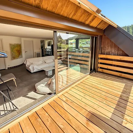 Duplex D'exception Au Lioran Et Vue Sur Les Pistes Appartement *